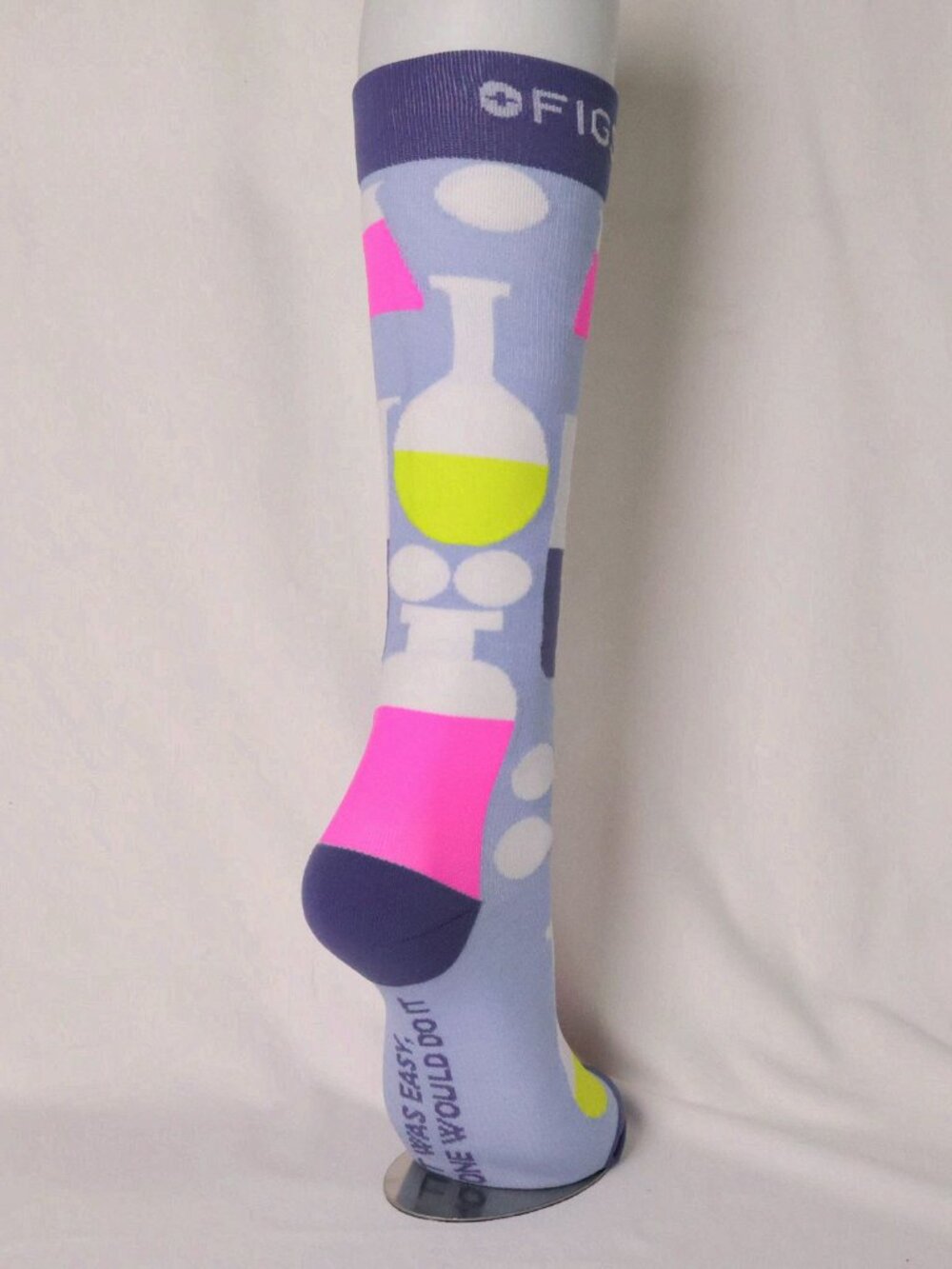 Figs Colorful Pattern Unisex Compression Socks Size S - Picture 4 of 4